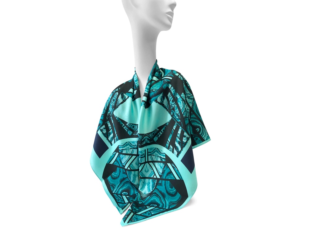 Платок «Малахитовая шкатулка»