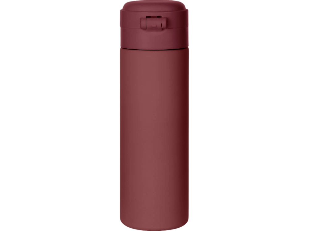 Вакуумная термокружка c кнопкой «Guard», soft-touch, 400 мл, тубус