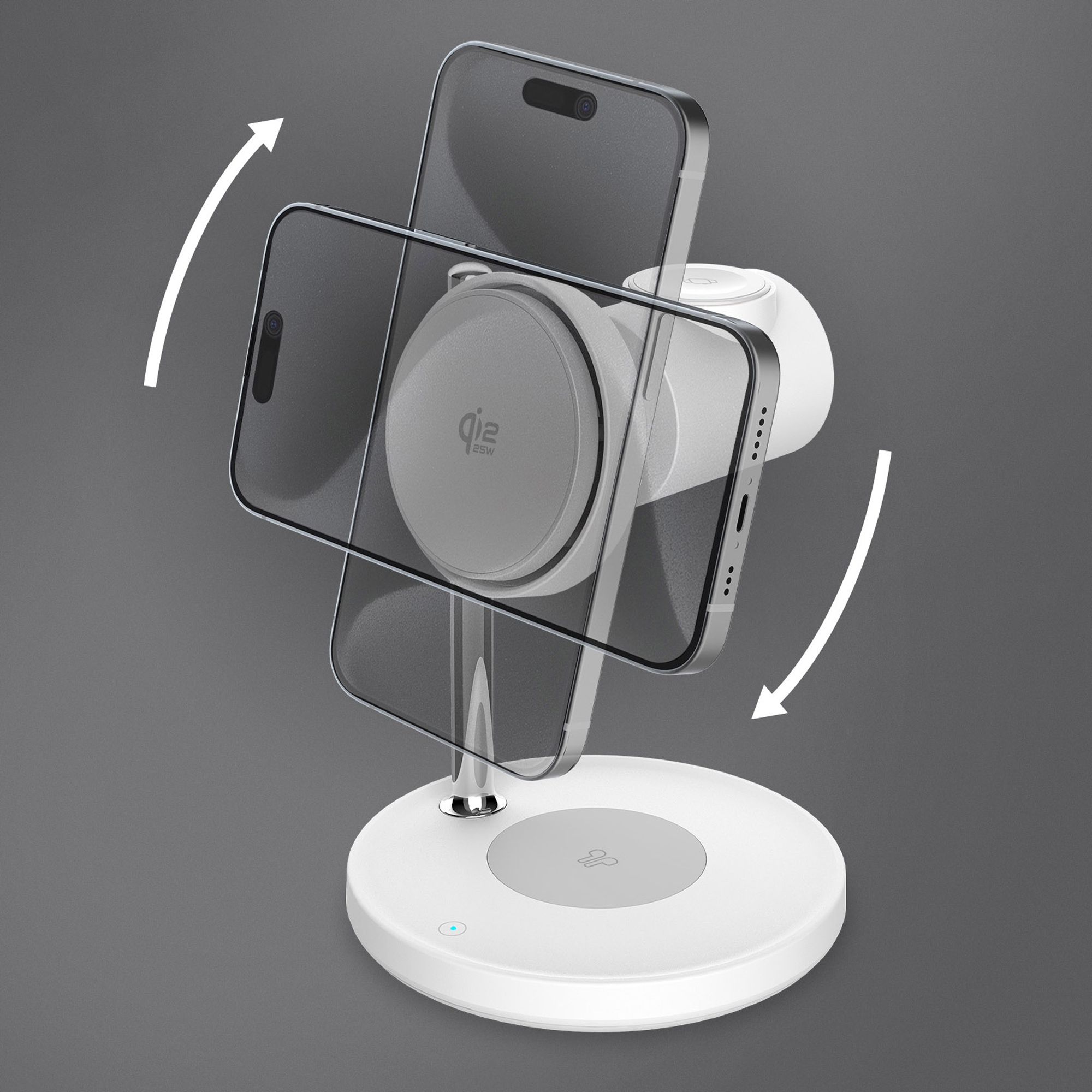 Беспроводная зарядная станция 3 в 1 QI2.2 Max Power