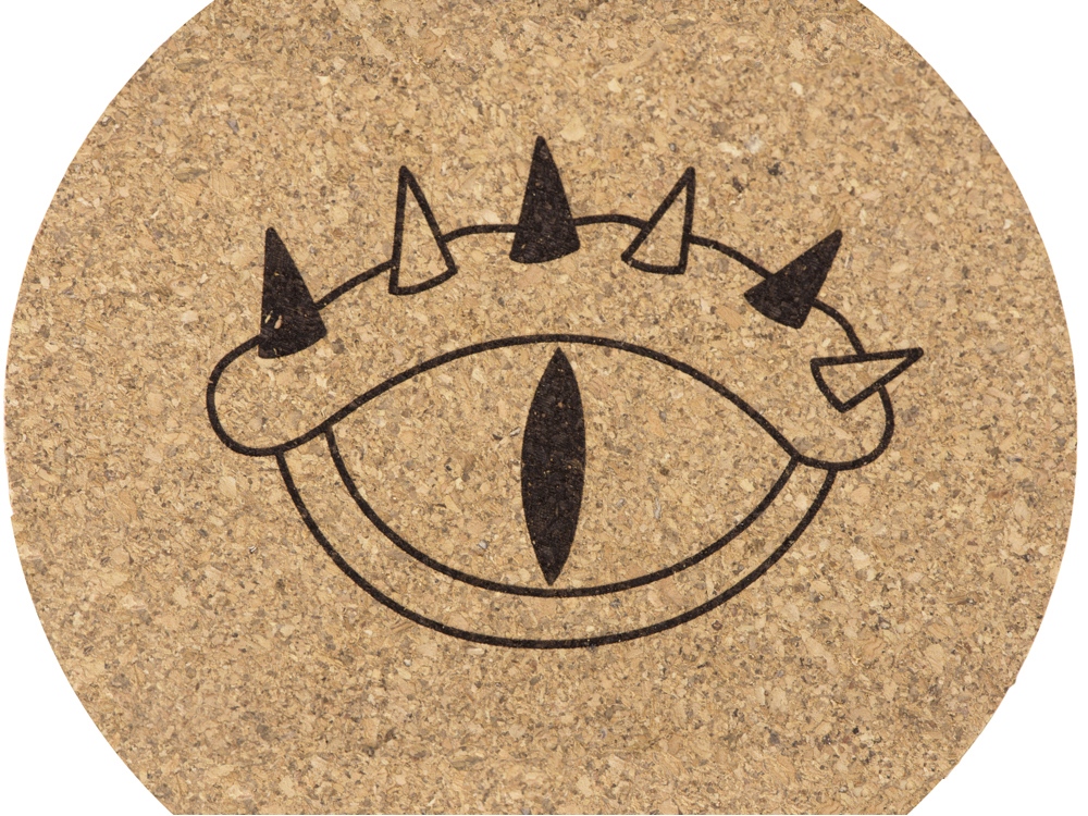 Набор костеров из пробки на подставке «Krock» с гравировкой