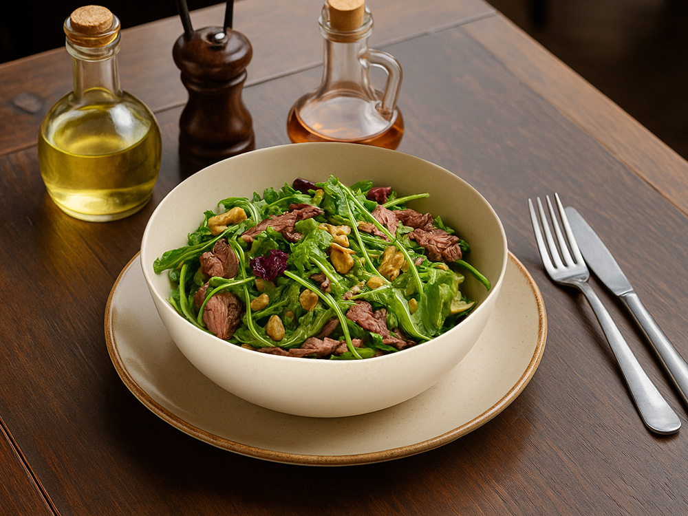 Салатник из натуральных волокон с бамбуковой крышкой «Bowl»