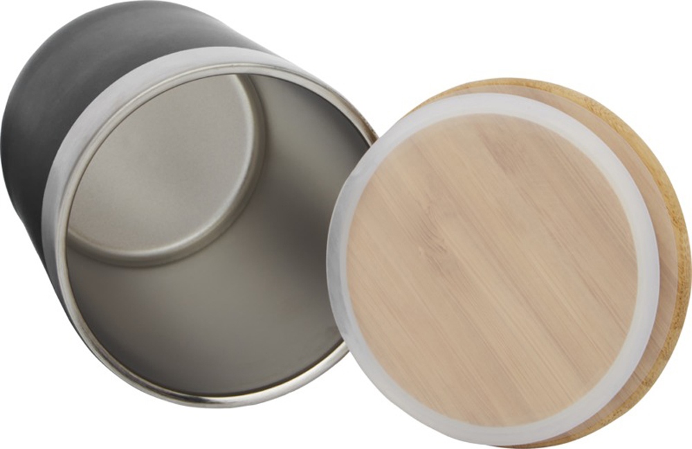 Кружка с вакуумной изоляцией и бамбуковой крышкой «Lagan»