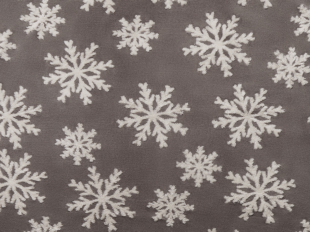 Плед Snowflake новогодний с капюшоном