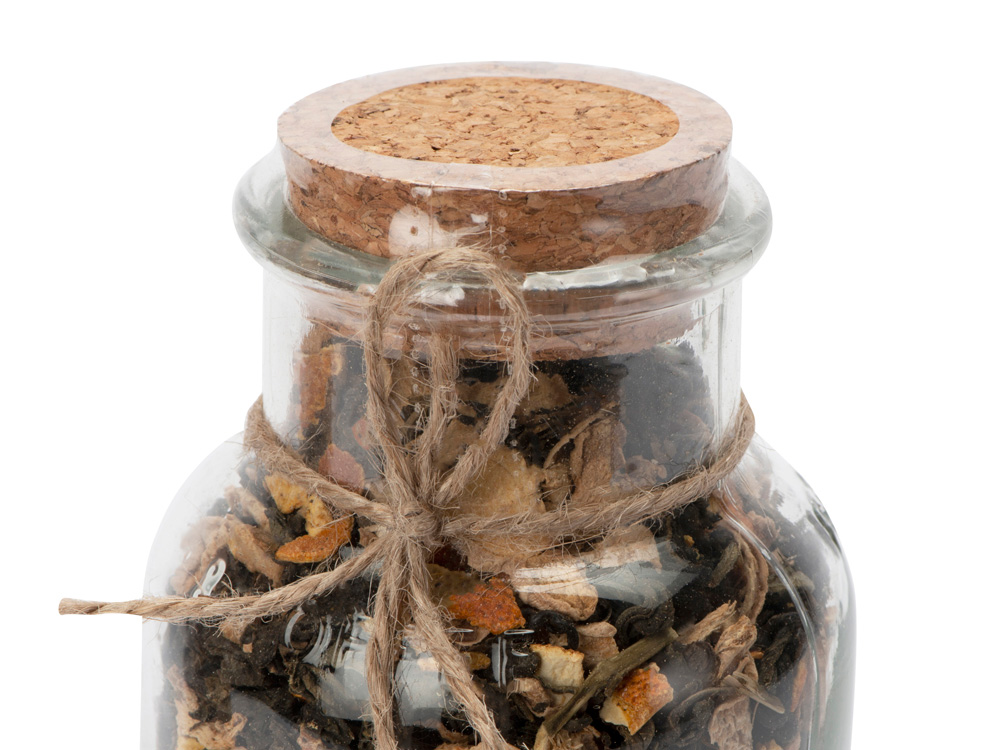 Чай зеленый с соком имбиря и кусочками имбиря/апельсина