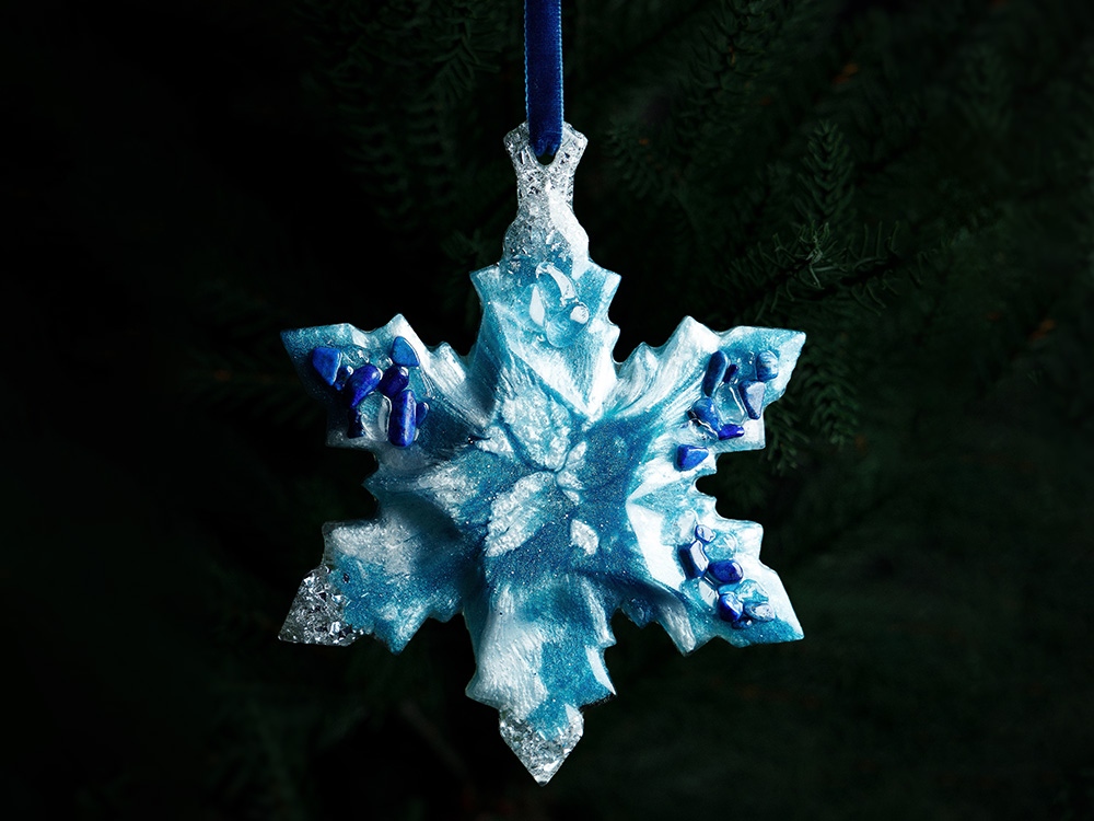 Елочная игрушка Снежинка