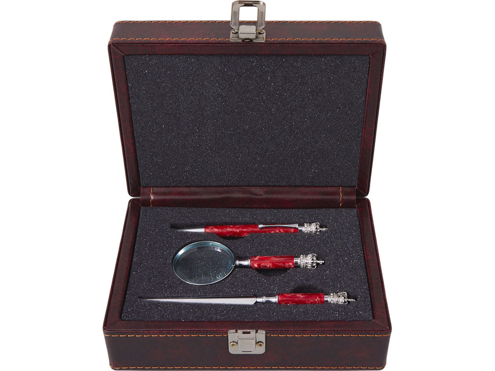 Набор «Принц Уэльский»: ручка, лупа, нож для бумаг