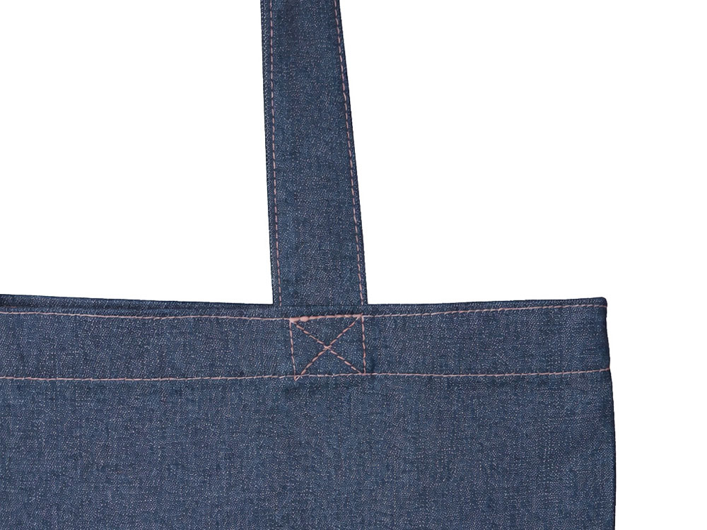 Джинсовая сумка-шоппер «Indigo» с широкими лямками