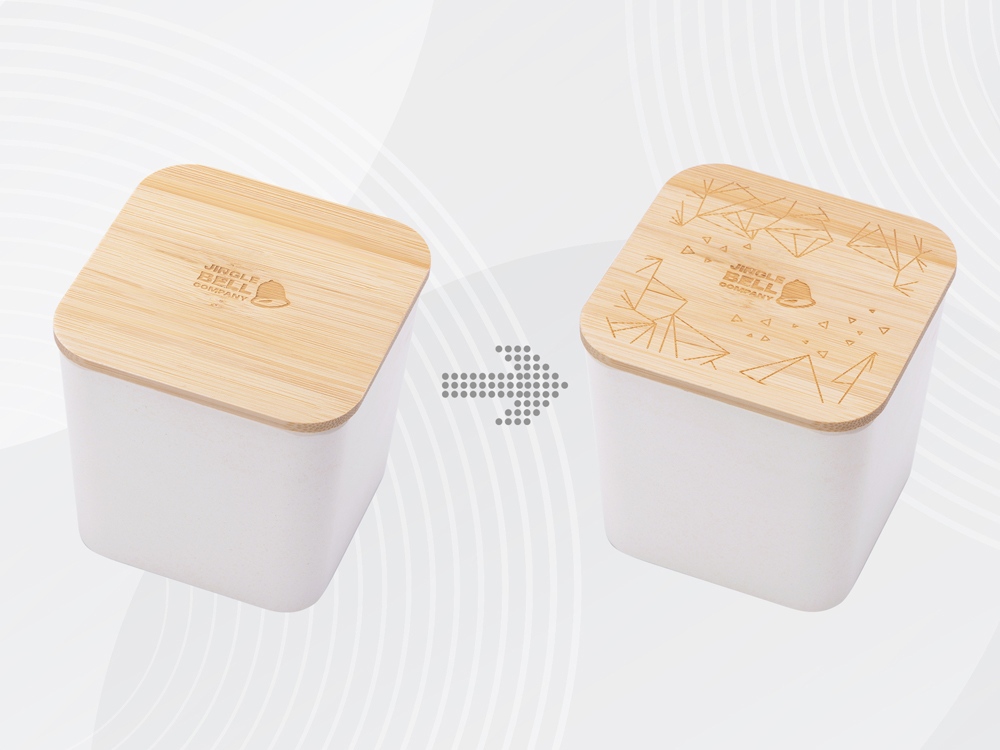 Eмкость для хранения «Flake» с гравировкой