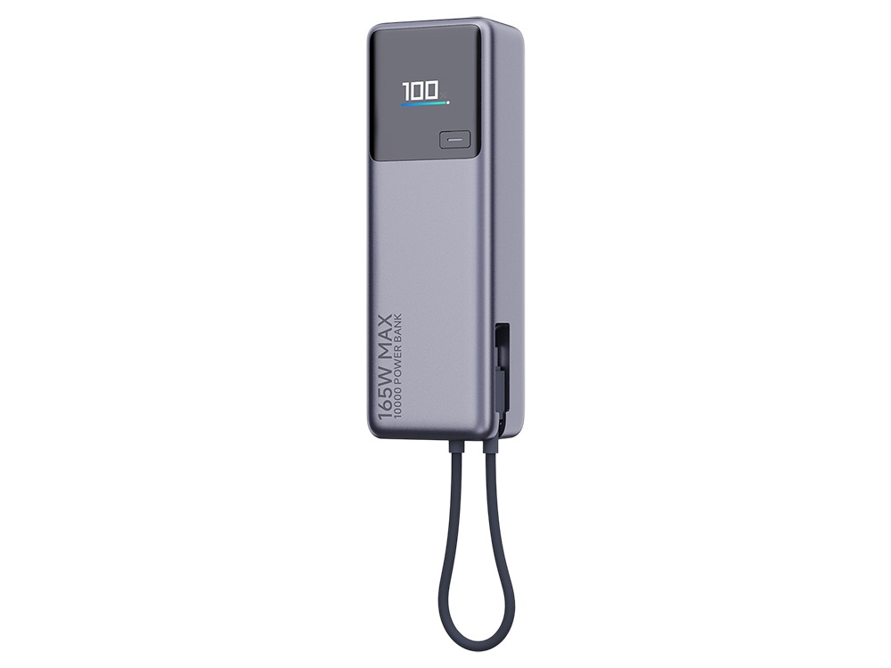 Внешний аккумулятор со встроенным кабелем Xiaomi 165W Power Bank, 10000 мАч