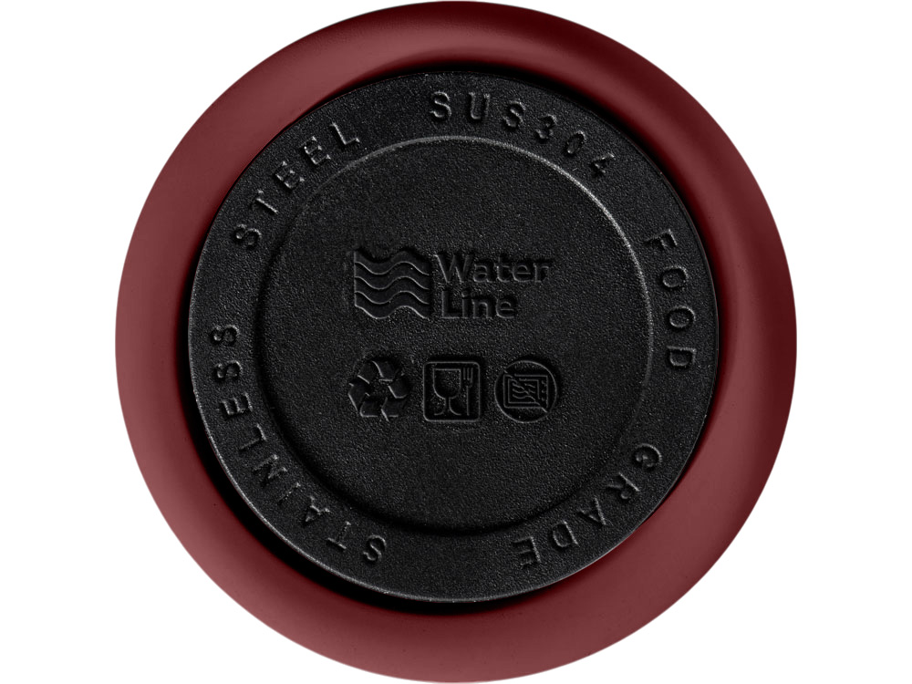 Вакуумная термокружка c кнопкой «Guard», soft-touch, 400 мл, тубус