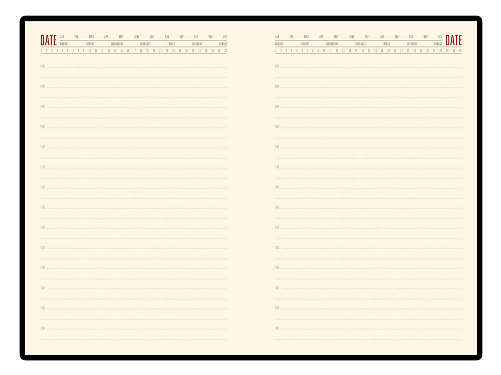 Ежедневник недатированный А5 «London»