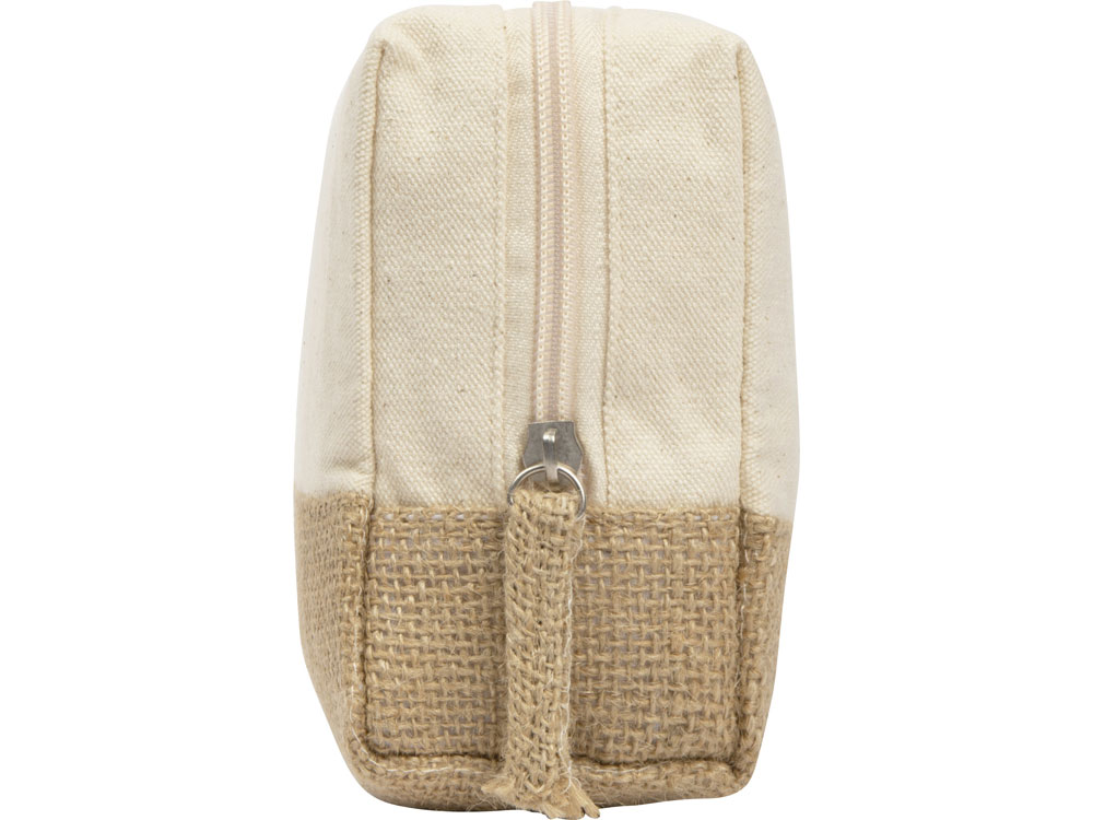 Косметичка «Jute» с ручкой из хлопка и джута