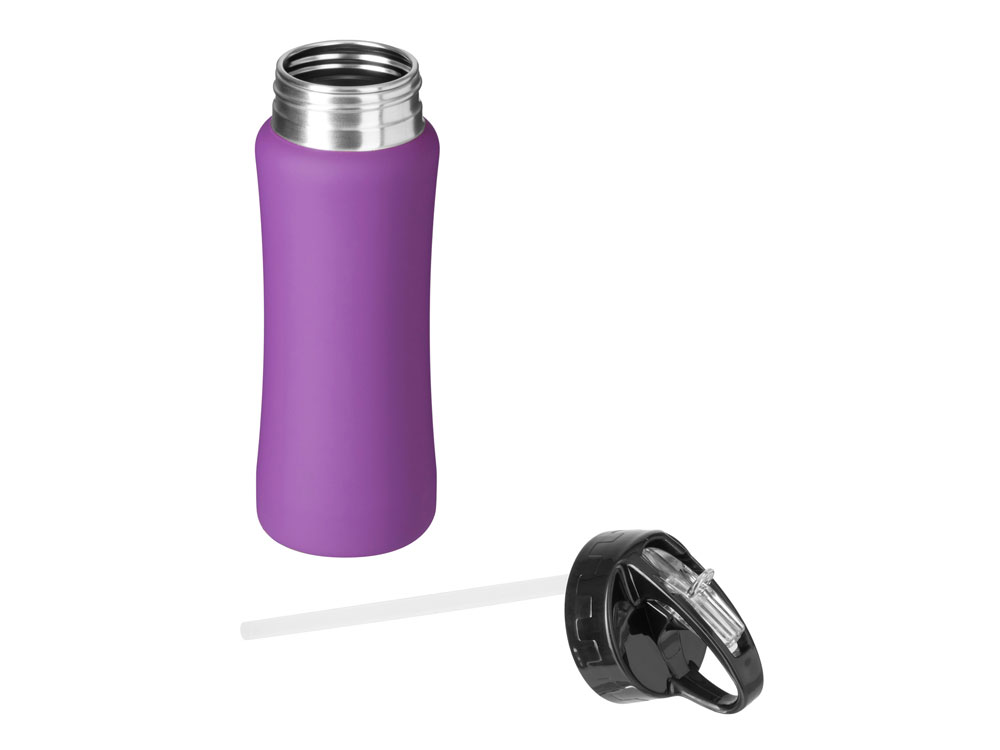 Бутылка для воды "Bottle C1", сталь, soft touch, 600 мл