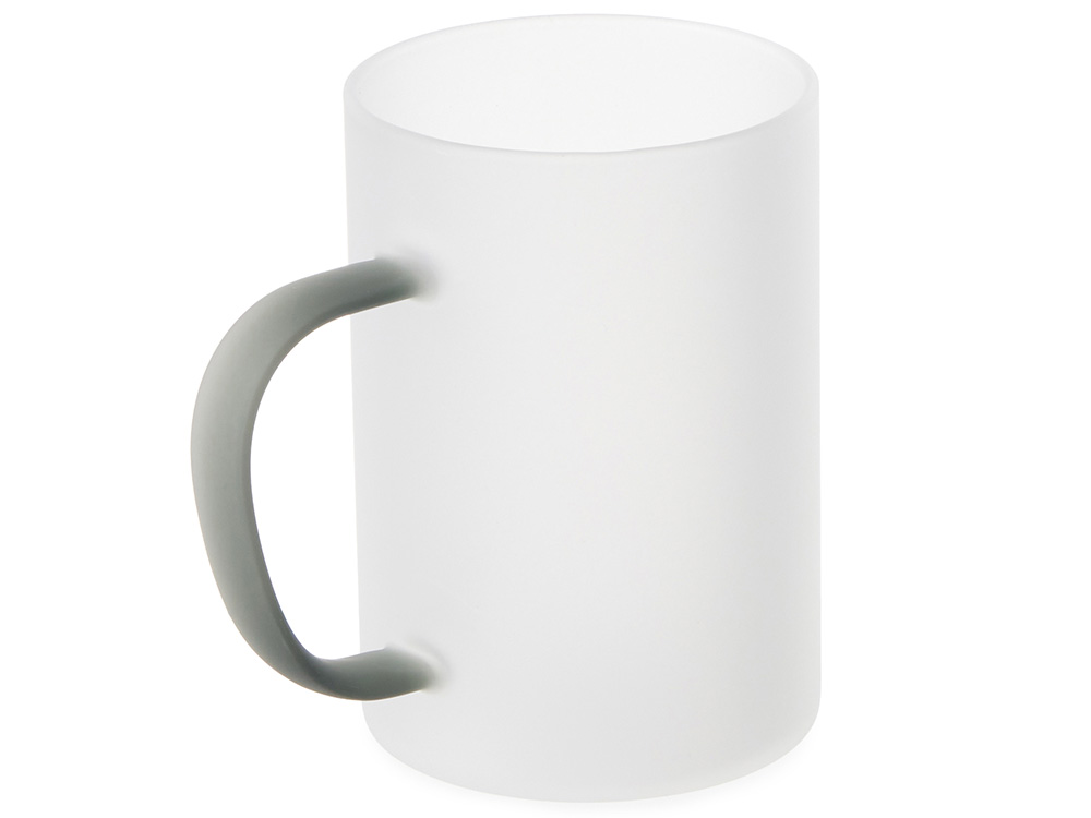 Стеклянная матовая кружка для сублимации «Акцент»