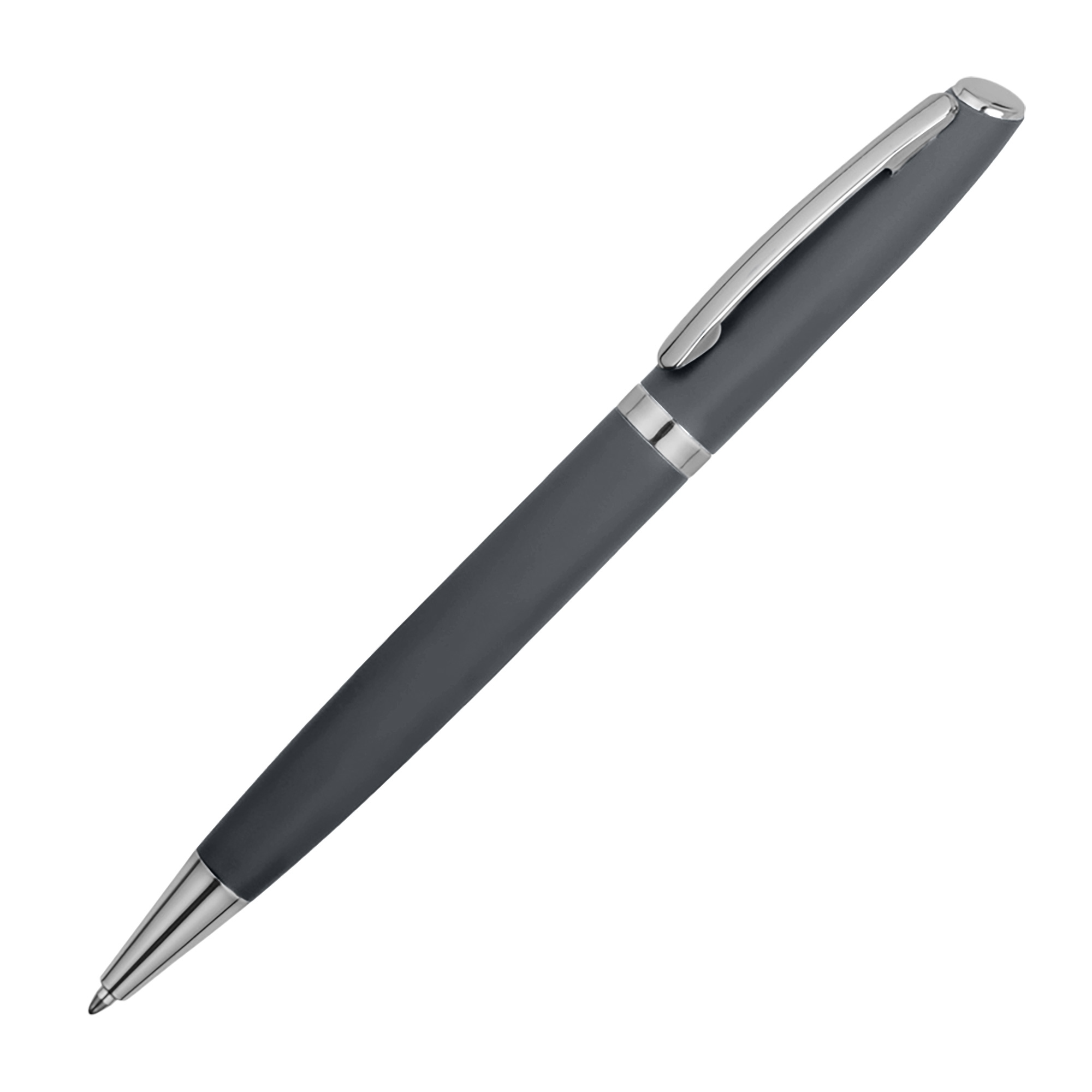 Ручка металлическая soft-touch шариковая «Flow»