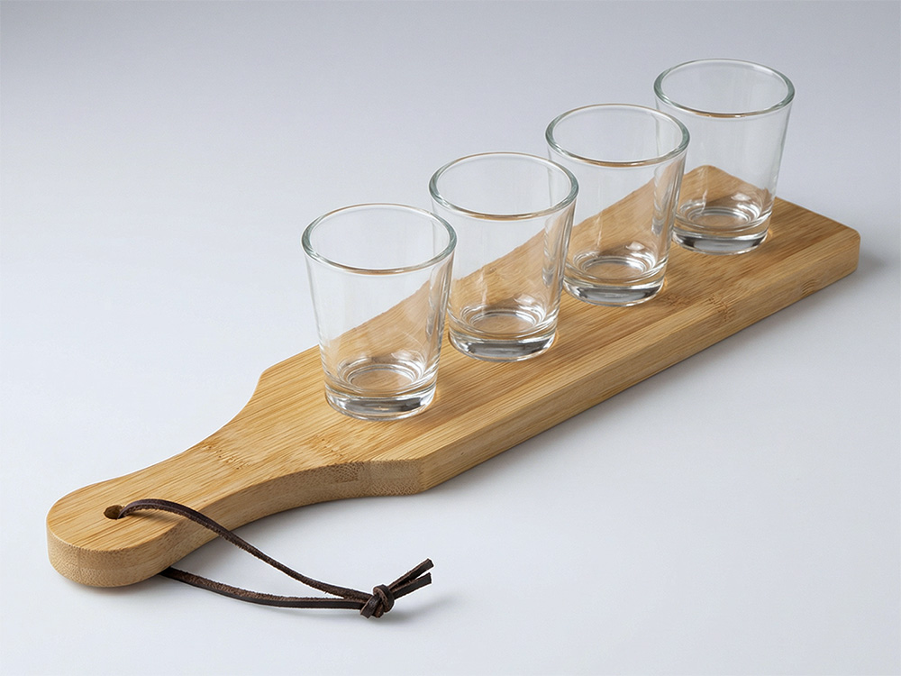Набор стопок на бамбуковой подставке «Shots»