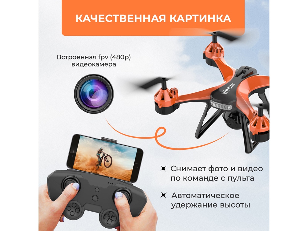 Радиоуправляемый квадрокоптер «WIND FPV»