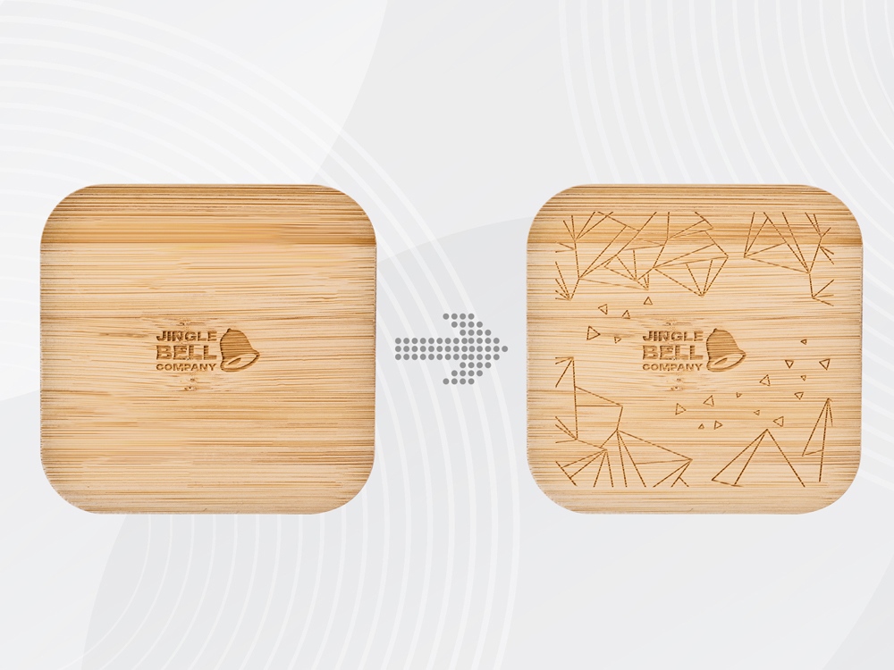 Eмкость для хранения «Flake» с гравировкой