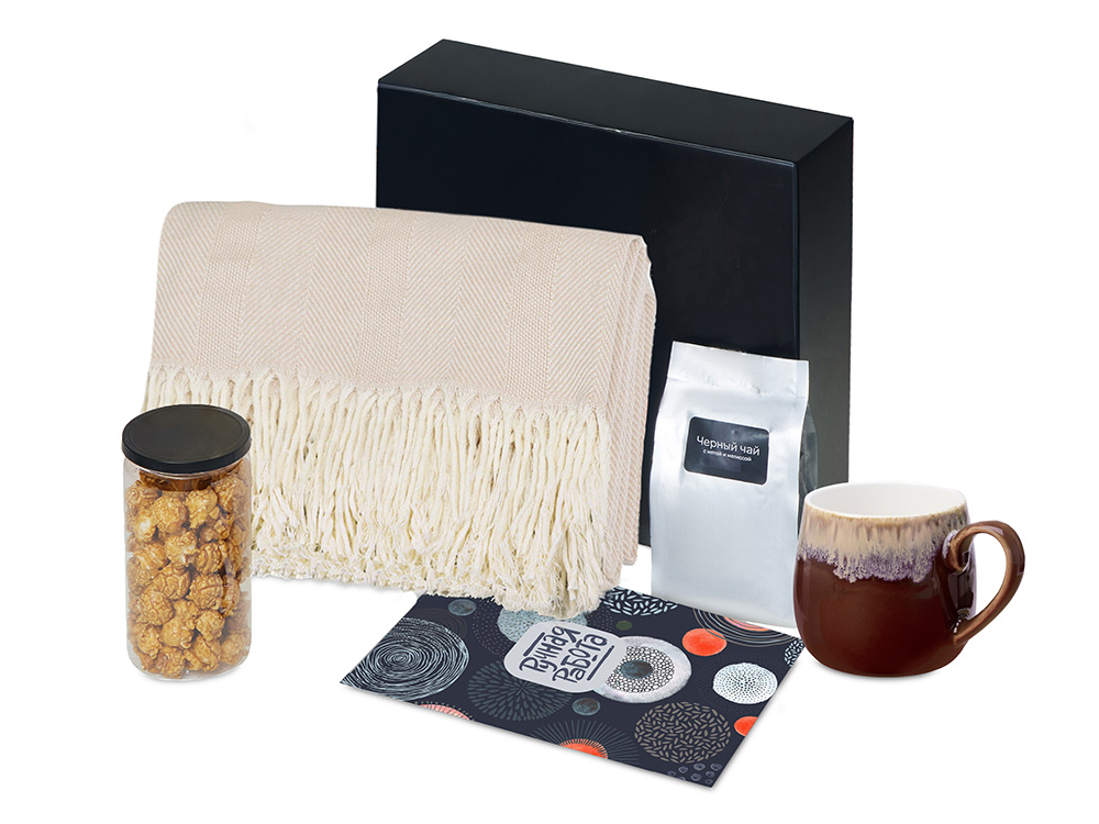 Подарочный набор «Re:y. Haven»  с пледом, кружкой и чаем