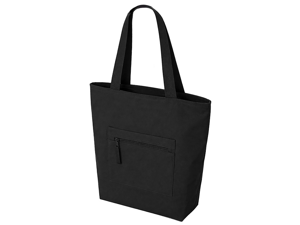 Сумка на молнии Zipper Neo из хлопка 280 г c карманом на молнии спереди