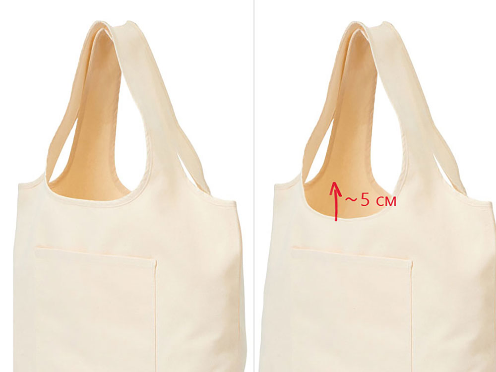 Сумка-шоппер «Revest Long» из переработанного хлопка 320 г/м2