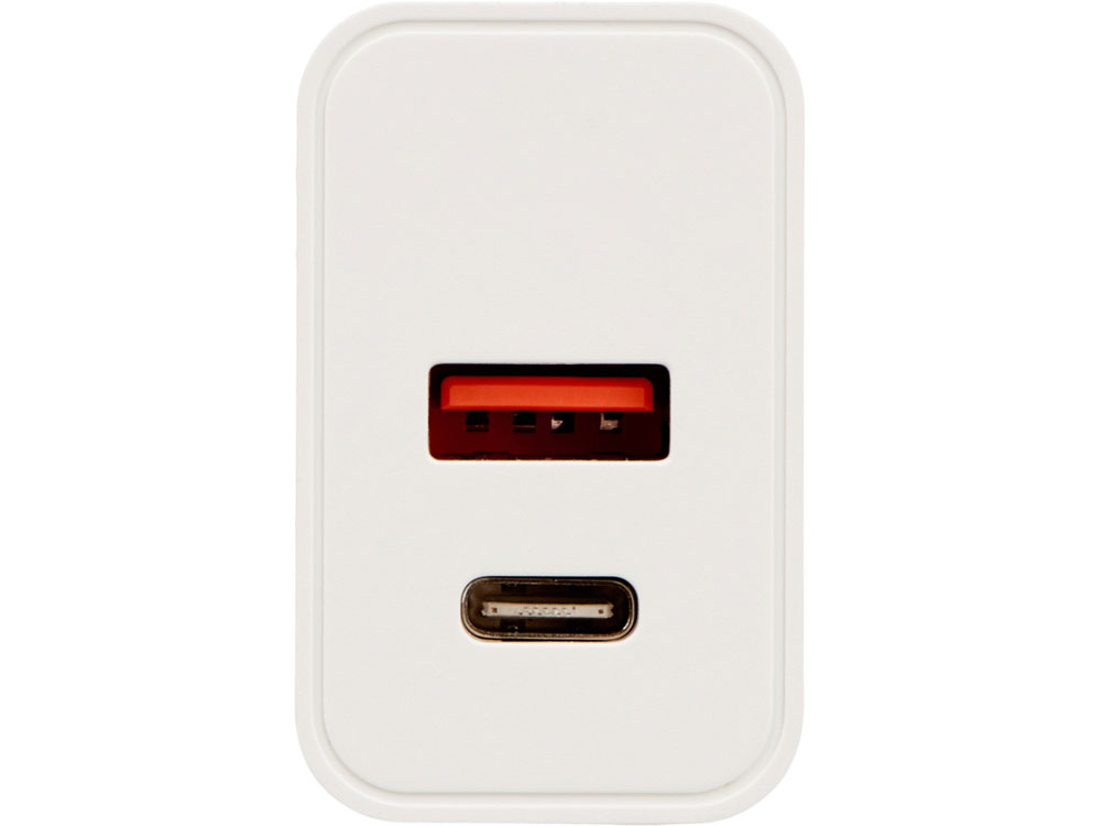 Сетевое зарядное устройство c выходами USB-A и USB-C и быстрой зарядкой QC/PD «Recharger Pro», 30 Вт
